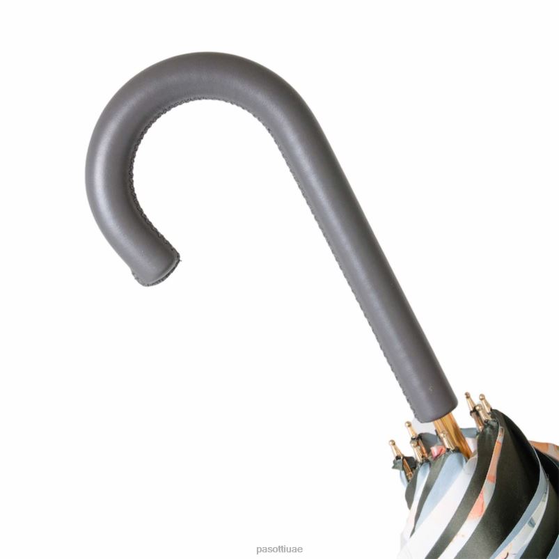 مظلة | 189 9l578-6 p - مظلة رمادية اللون مع زهور من الداخل PASOTTI Z446V366